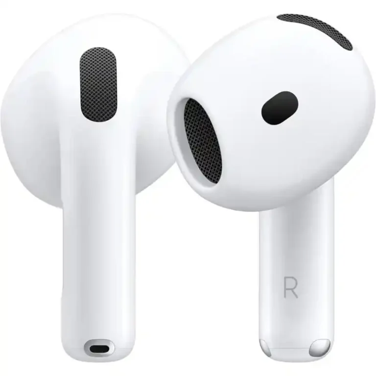 AirPods 4 without ANC earbuds shown together