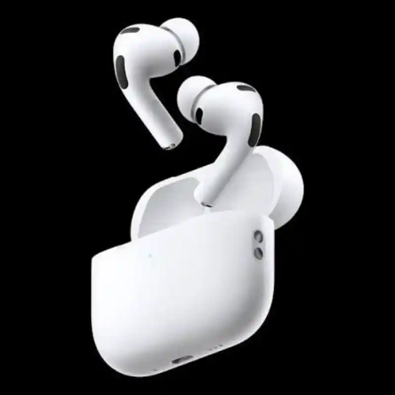 AirPods Pro 3 with charging case and earbuds
